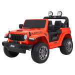 Elektrické autíčko Jeep Wrangler Rubicon Lift 4x4, 24V - oranžové